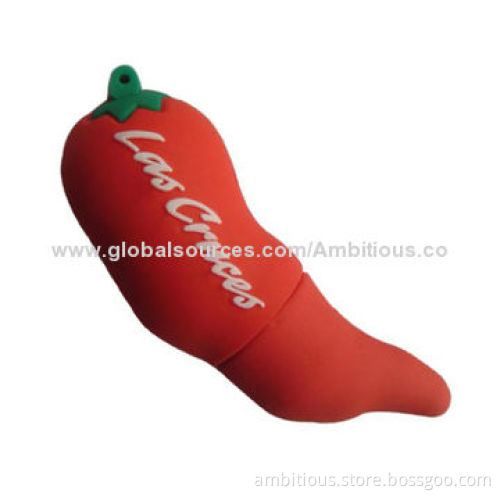 Chilli-shaped USB Flash Drive, Hot Pepper Design